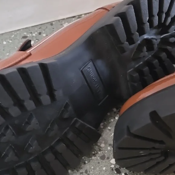 Brown Loafers with Silver Buckle Vegan - Picture 3 of 6